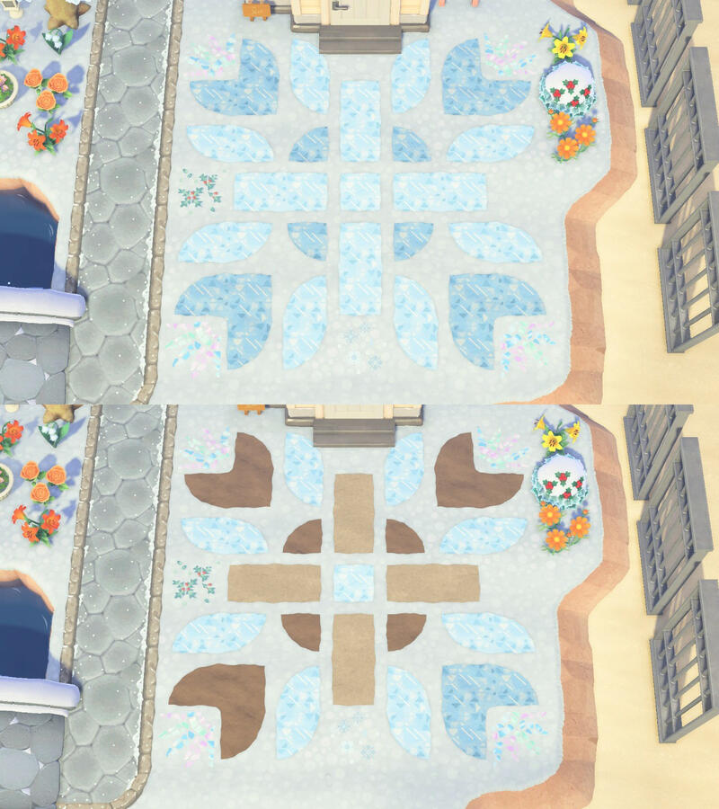 Snowflake path design